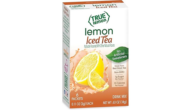 True Lemon Iced Tea Mix Instant Powdered Drink True Lemon Iced Tea Mix Instant Powdered Drink