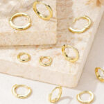 Turandoss 5 Pairs Hoop Earrings