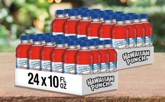 Two Hawaiian Punch 24 Packs Two Hawaiian Punch 24 Packs