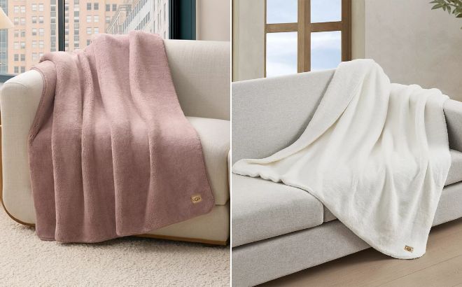 UGG Saige Plush Throw UGG Saige Plush Throw