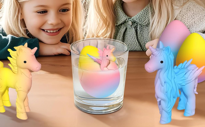 Unicorn Hatching Rainbow Egg Unicorn Hatching Rainbow Egg
