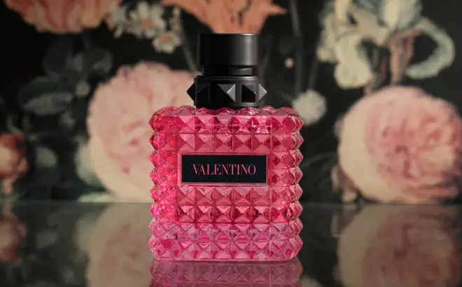 Valentino Born in Roma Donna Extradose Parfum on the Table