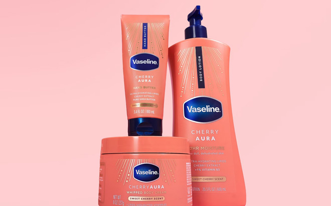 Vaseline Cherry Aura Body Care Collection Vaseline Cherry Aura Body Care Collection
