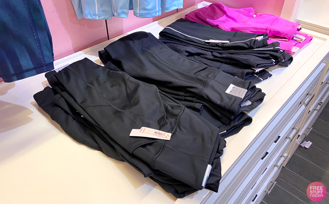 Victorias Secret Leggings on a Table Victorias Secret Leggings on a Table