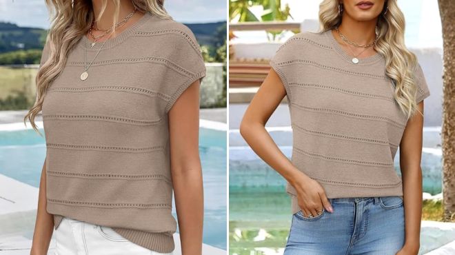 WIHOLL Womens Lightweight Sweater Spring Summer Fall Outfit WIHOLL Womens Lightweight Sweater Spring Summer Fall Outfit
