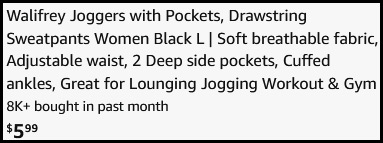 Walifrey Womens Joggers with Pockets Checkout