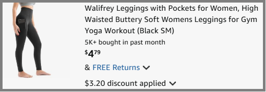 Walifrey Womens Leggings with Pockets Checkout
