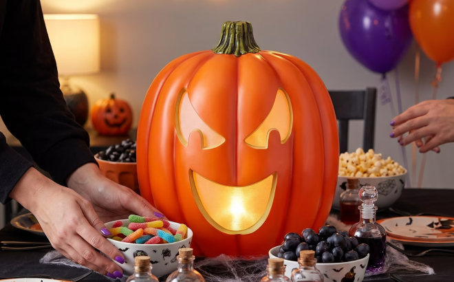 Way To Celebrate Animated Jack o Lantern Halloween Decor