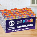 Welchs Fruit Snacks Fusions 50 Pack on a Table