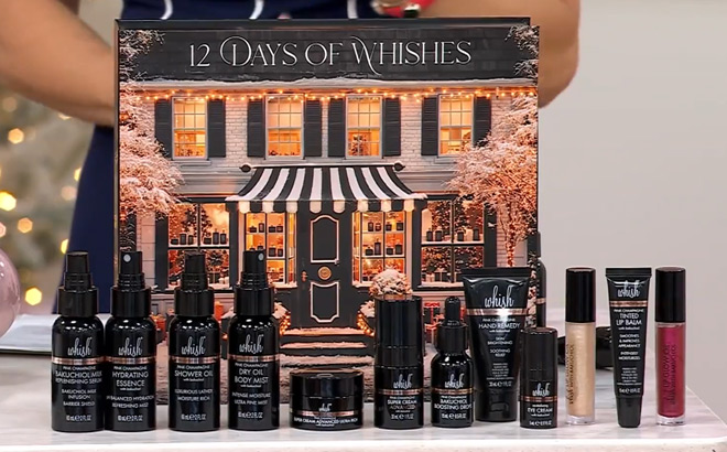 Whish 12 Days of Beauty Whishes Advent Calendar at QVC