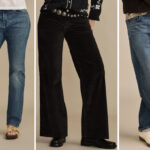 Women and Man Wearing Various Jean Styles from the Lucky Brand