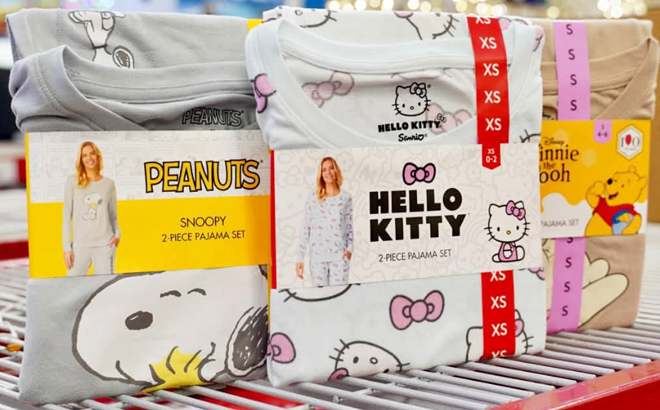 Womens Character Pajamas Womens Character Pajamas