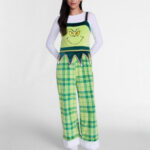 Womens Grinch Velvet Jumpsuit