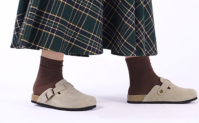 Womens Slip On Suede Clogs Womens Slip On Suede Clogs