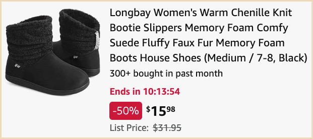 Womens Slippers Boots at Checkout