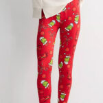 Womens The Grinch Holiday Leggings
