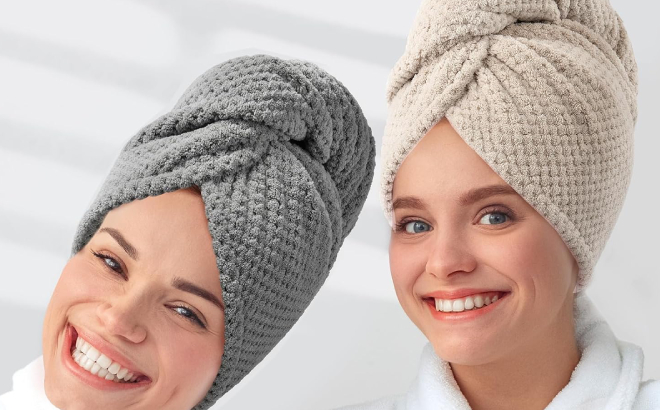 YFONG Microfiber Hair Towel Wrap