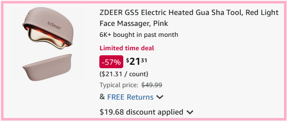 ZDEER Electric Heated Gua Sha Red Light Face Massager Checkout Page ZDEER Electric Heated Gua Sha Red Light Face Massager Checkout Page