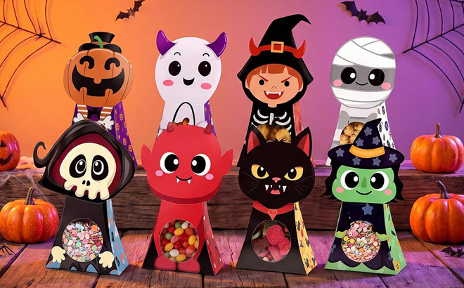 woric 24 Pack Halloween Treat Boxes