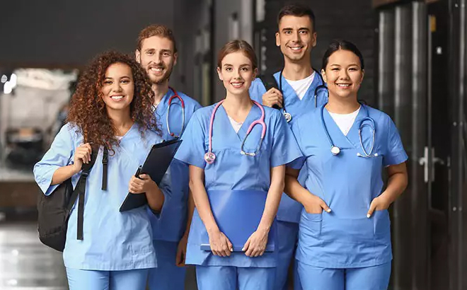 Five Smiling Nurses