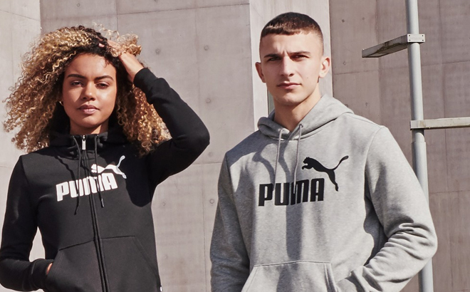 Two Models Wearing Puma Clothes