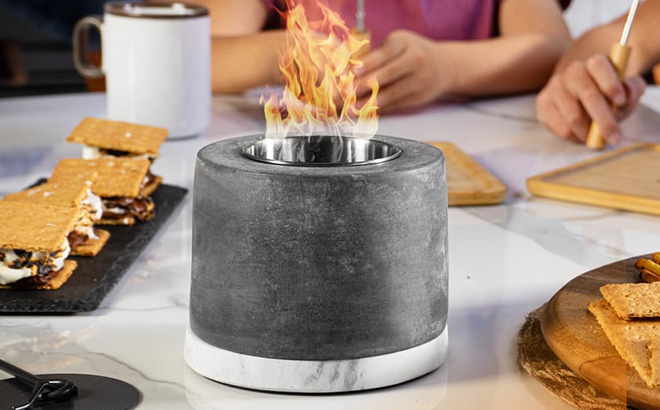 Roundfire Tabletop Fire Pit with Smores Kit Roundfire Tabletop Fire Pit with Smores Kit