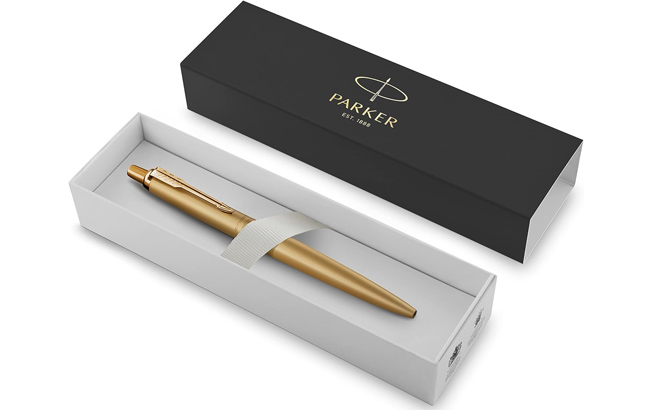 Parker Jotter XL Ballpoint Pen in Matte Gold and a Gift Box